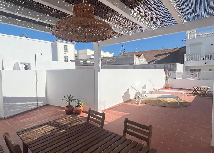 Casa Tropical - Maison Typique Dans Le Centre Historique D'olhao 펜션