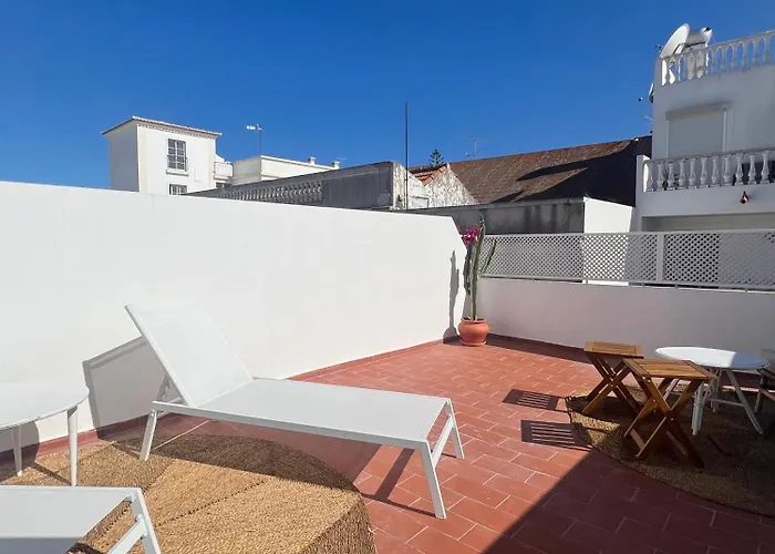 Casa Tropical - Maison Typique Dans Le Centre Historique D'olhao 펜션